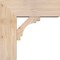 Ekena Millwork Merced Block Smooth Bracket w/ Offset Brace, Douglas Fir, 7 1/2"W x 20"D x 20"H BKT0806X20X20MRC05SDF - alternate 3